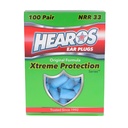 HEAROS Xtreme Foam Earplugs, 33dB NRR Ear Plugs, 100 Pairs, Foam Ear Plugs Noise Reduction & Hearing Protection