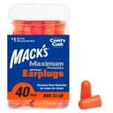 Mack’s Maximum Protection Soft Foam Earplugs – 40 Pair, 33 dB Highest NRR – Comfortable Ear Plugs for Sleeping, Snoring, Loud Concerts, Motorcycles and Power Tools | Made in USA