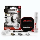 Alpine MusicSafe Pro | High Fidelity Ear Plugs for Musicians | Ear protection for concert, party, & music | 3 Interchangeable Premium Filter Sets: 16, 19 & 22 dB SNR | Transparent