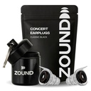 Zound High Fidelity Earplugs for Concerts - Reuseable High Fidelity Concert Ear Plugs for Noise Reduction, Festival Ear Plugs & Music Festival Essentials, Rave Earplugs & Accessories - 21 dB SNR