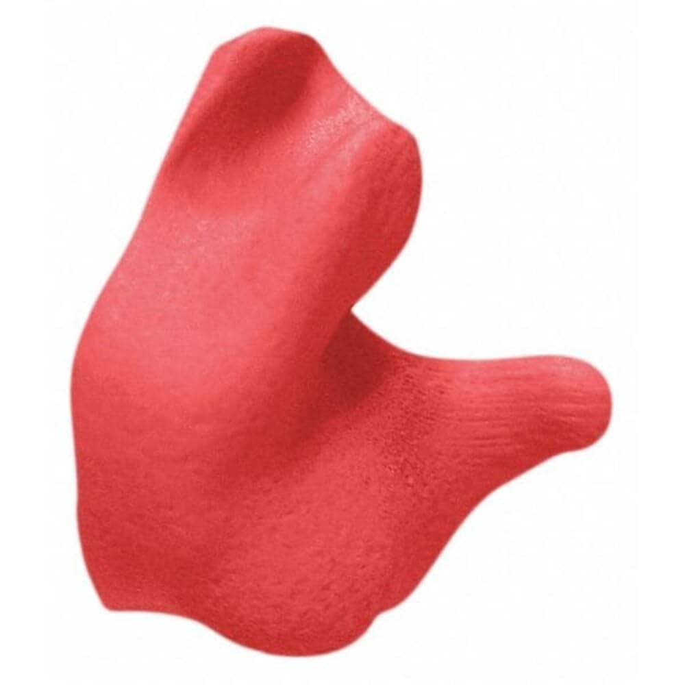 Radians CEP001-R Custom Molded Earplugs – Made in USA – NRR 26 dB – Easy DIY Kit – Red – 1 Pair