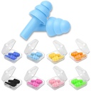 8 Pairs Silicone Earplugs,Noise Reducing Ear Plugs for Sleeping,Swimming,Snoring,Concerts and Loud Events