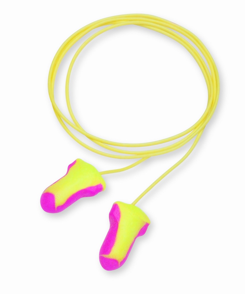 Howard Leight by Honeywell Laser Lite High Visibility Corded Disposable Foam Earplugs, 5-Pair Vending Pack (LL-5-30)