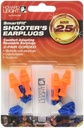 Howard Leight by Honeywell SmartFit Corded Reusable Shooting Earplugs, 2-Pairs (R-01520), Orange With Blue