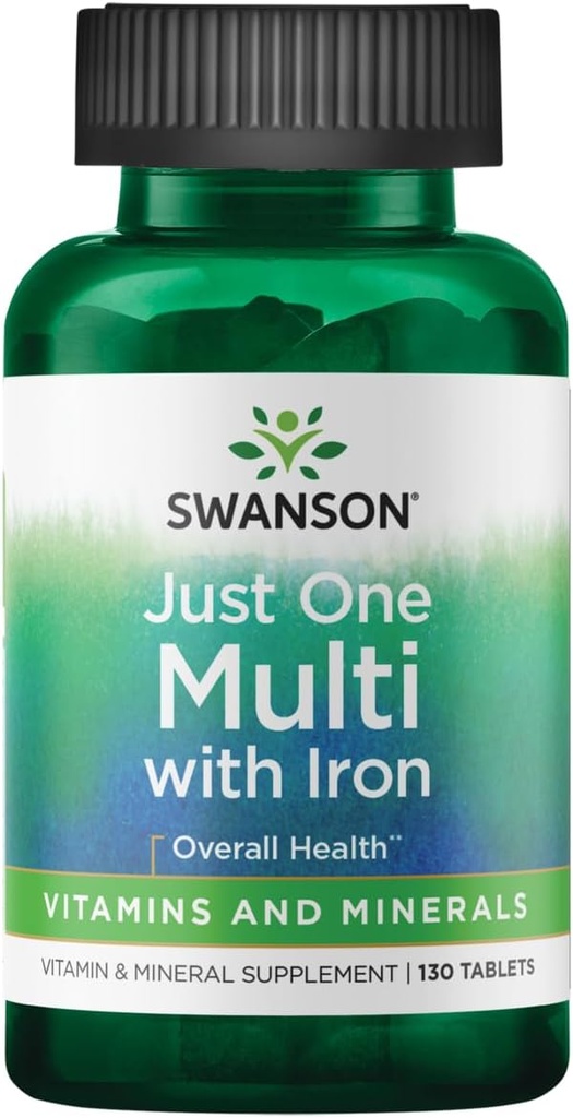 Swanson Century Formula Multivitamin with Iron 130 Tabs