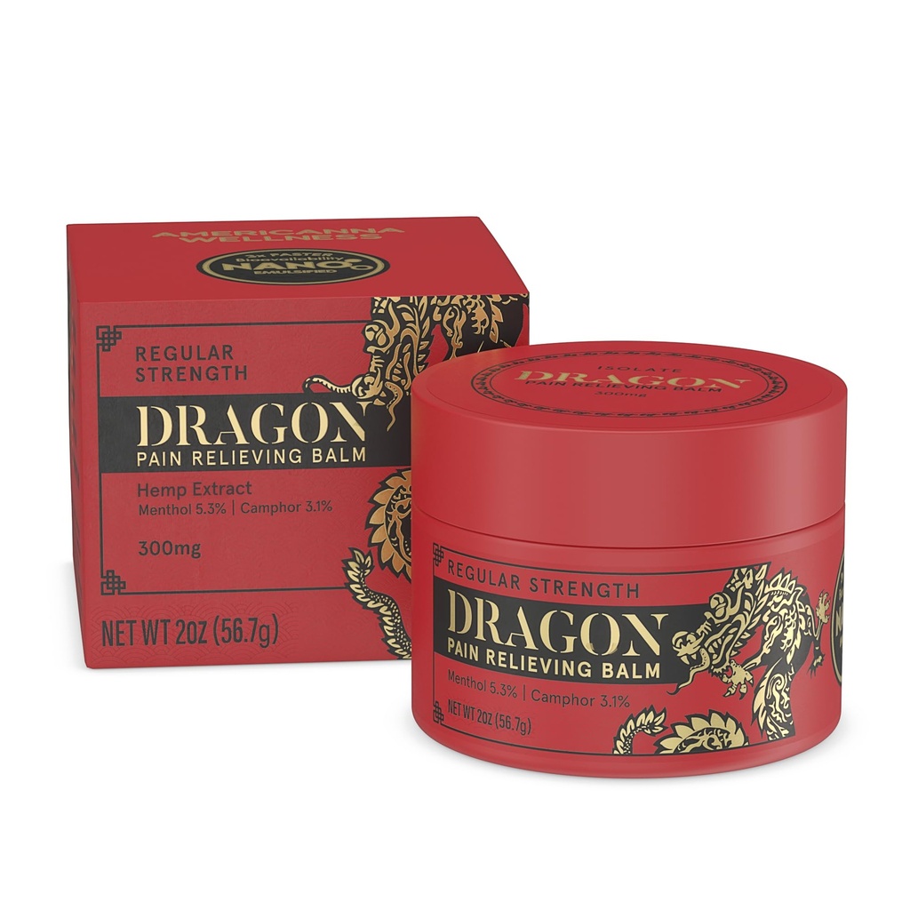 Americanna Wellness Dragon Balm 2.0 oz Jar Regular Red