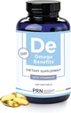 PRN DE Omega 3 Συμπλήρωμα - 240 Softgels, 60-Day Supply - rTG Ωμέγα 3 Λιπαρά Οξέα με 1680mg EPA, 560mg DHA & βιταμίνη D για το δέρμα, κοινή, Eye & Heart Health