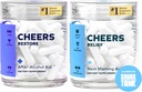 Cheers R&R Combo | Restore + Relief | Feel Better After Drinking & Support Your Liver | DHM, L-Cysteine, Milk Thistle, Ginger, White Willow Bark, Caffeine, L-Theanine | 12 Doses Each | Supplements