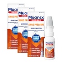 Mucinex Sinus-Max Nasal Spray for Sinus & Allergy, Fast-Acting & Fragrance Free, 12 Hour Severe Nasal Congestion Relief, 0.75 Fl Oz (Pack of 3)