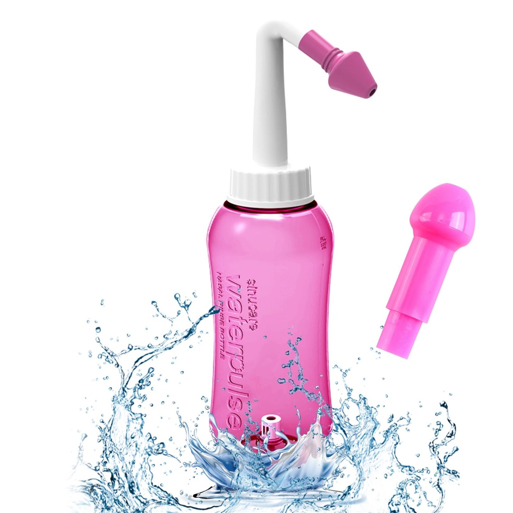 Neti Pot Sinus Rinsing Nasal Wash Cleaner Neti-Pot Sinus Rinse Bottle 300 ML Pressure Irrigation Nose Wash Bottle for Adult and Kid