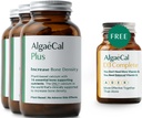 ALGAECAL Plus Bundle - Free 4-in-1 Vitamin D3 Complete & Red Algae Calcium with 16 Bone-Supporting Nutrients, Clinically Supported to Increase Bone Density & Boost Immune System