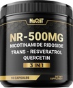 NAD+ Συμπλήρωμα με Nicotinamide Riboside, Resveratrol, Quercetin - 90 Count - 90 ημέρες προσφοράς