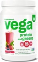 Vega Protein and Greens Protein Powder, Berry - 20g Plant Based Protein Plus Veggies, Vegan, Non GMO, Pea Protein for Women and Men, 1,2 lbs (Packaging May Vary)