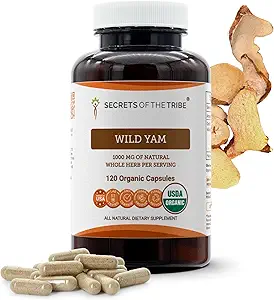 Μυστικά της φυλής Wild Yam USDA Organic 120 Κάψουλες 