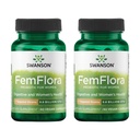 Swanson FemFlora Women's Probiotic, 9 Billion CFU, 60 Capsules, 2 Pack