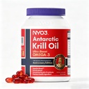 NYO3 Krill Oil Omega 3 συμπλήρωμα 1000mg 90 Softgels EPA & DHA, καθαρό πετρέλαιο κριλ Ανταρκτικής με Ασταξανθίνη και 56% Phospholipids εργαστήριο δοκιμαστεί