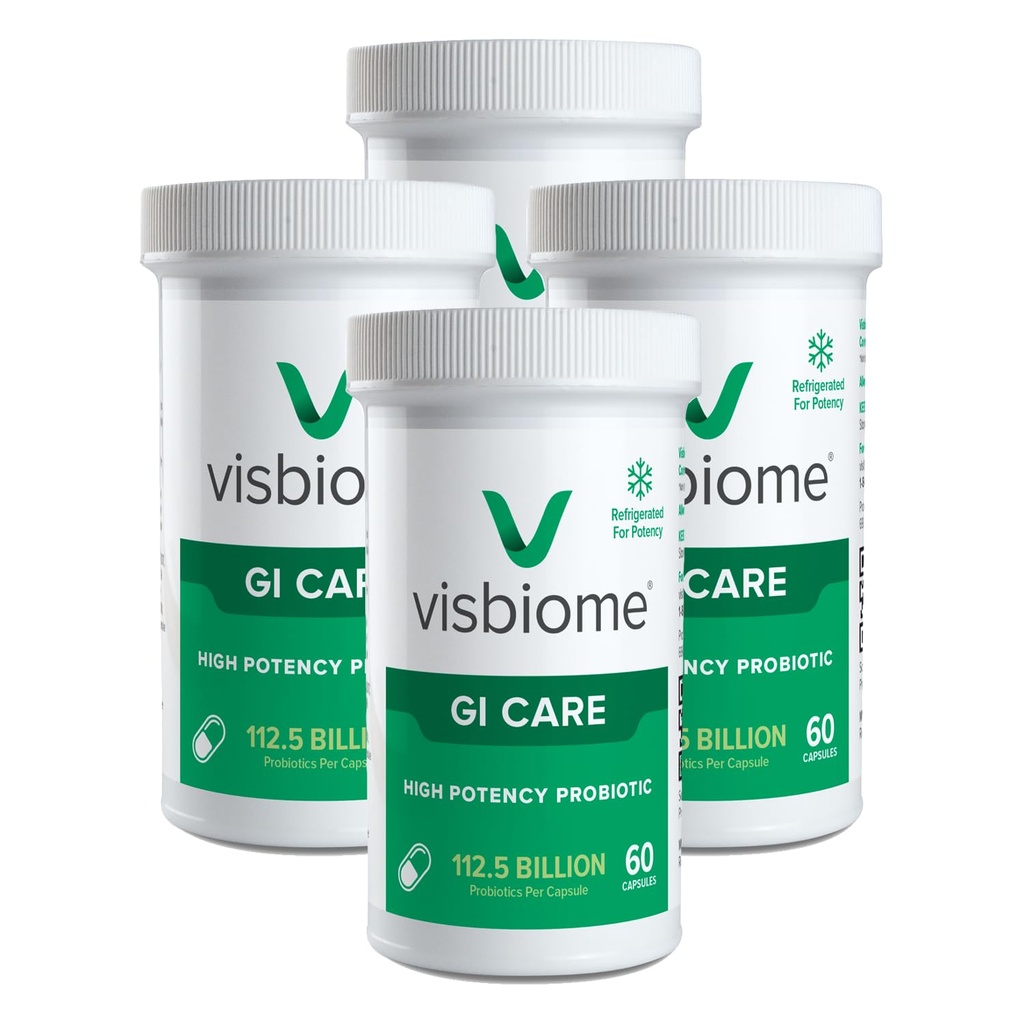Visbiome® GI Care - High Potency Probiotic - 112.5 Δισεκατομμύρια CFU Live Probiotics, Original De Simone Formulation, Made in USA, 240 Κάψουλες.