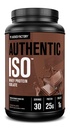 Jacked Factory Authentic ISO Grass Fed Whey Protein Isolate Powder - Χαμηλός υδατάνθρακες, μη ΓΤΟ πρωτεΐνη οικοδόμησης μυών w/No Fillers, μετά την αποκατάσταση προπόνηση, σοκολάτα