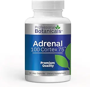 Επαγγελματικά Βοτανικά Adrenal Cortex συμπλήρωμα, Adrenal συμπλήρωμα υγείας υποστηρίζει υγιή Adrenal Gland λειτουργία - 90 κάψουλες Veg