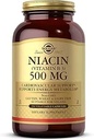 Solgar Niacin (Vitamin B3) 500 mg, 250 κάψουλες λαχανικών - Ενεργειακός Μεταβολισμός - Μη ΓΤΟ, Vegan, Χωρίς γλουτένη, Χωρίς γαλακτοκομικά, Kosher - 250 Σερβιέτες