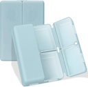 FYY Daily Pill Organizer, 7 διαμερίσματα Portable Travel Pill Case, [Folding Design] για Purse Pocket να κρατήσει βιταμίνες, Cod Liver Oil, συμπληρώματα και φαρμακευτική αγωγή-μπλε