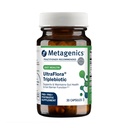 Μεταγονική UltraFlora Triplebiotic - Ράφι-Stable Digestive συμπλήρωμα με Akkermansia για την υγεία των ούρων, μικροβιώματα και ανοσοποιητική υποστήριξη* - Περιέχει προβιοτικό, προβιοτικό & μεταβιοτικό - 30 κάψουλες