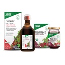 Floradix Iron & Herbs (16.9 oz) & Salus Red Beet Crystals (7 oz) - Συμπλήρωμα Σιδήρου για Υγιή Ενεργειακή Υποστήριξη* & Βιολογικό Διατροφικό Beet Root Drink Mix