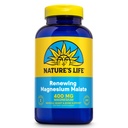 Nature's Life Renewing Magnesium Malate 200 mg - Μία ανά ημέρα - Μυϊκή, Καρδιά, Νεύρα Υγεία και Οστική Υποστήριξη - Μέγιστη Απορρόφηση - Εργαστήριο Επαληθευμένο - 60- Ημέρες Εγγύηση - 250 Μερίδες, 250 Δισκία