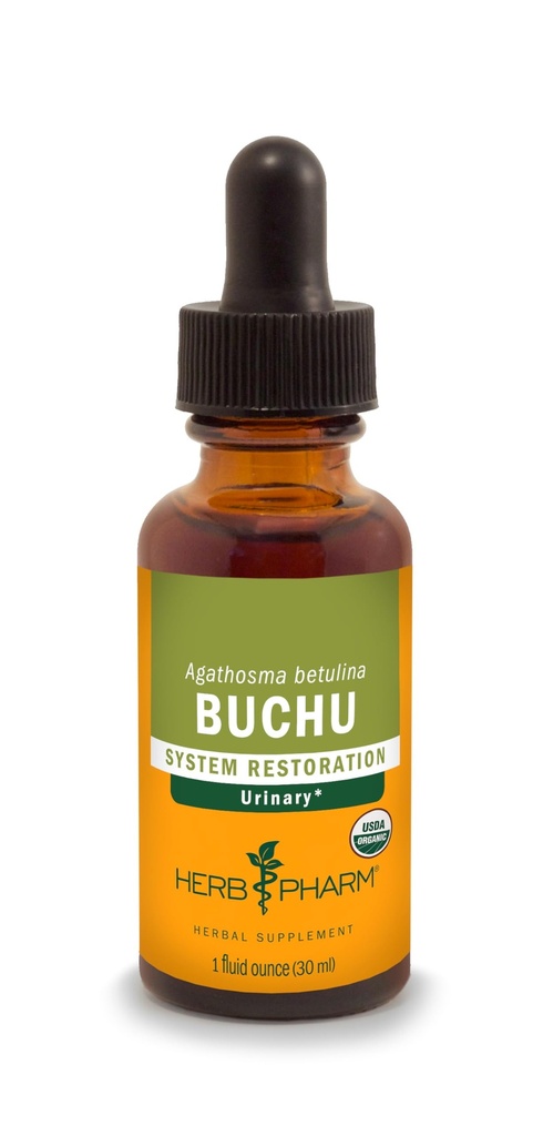Βότανο Pharm Certified Organic Buchu Liquid Extract for Urinary System Support, 1 Fl Oz