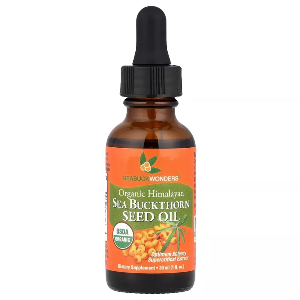 SeabuckWonders Sea Buckthorn Speed Oil,100% Certified Organic, 1 FL OZ