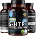 N1N Premium 5-HTP 200mg συν ασβέστιο, κατασκευασμένο από εκχύλισμα σπόρων Griffonia, μη ΓΤΟ και χωρίς γλουτένη, 120 Caps