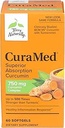 Terry Φυσικά CuraMed 750 mg - 60 Softgels - Superior Απορρόφηση BCM-95 συμπλήρωμα κουρκουμίνης, προάγει υγιής αντίδραση φλεγμονής - μη-GMO, χωρίς γλουτένη, Hanal - 60 εξυπηρετεί