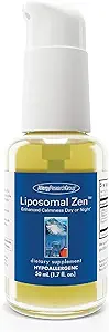Ομάδα Έρευνας Αλλεργίας Liposomal Zen - L-Theanine Liquid Supplement, GABA Calming Support, Sleep Liposomal, Day or Night, Ηλιοτρόπιο Φωσφολιπίδια, Fast-Active Zen Formula - 1.7 Fl Oz