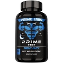 Prime Labs Night Duty - Nighttime Testosterone Booster & Sleep Support - PM Rest & Muscle Recovery Supplements - 60 Count