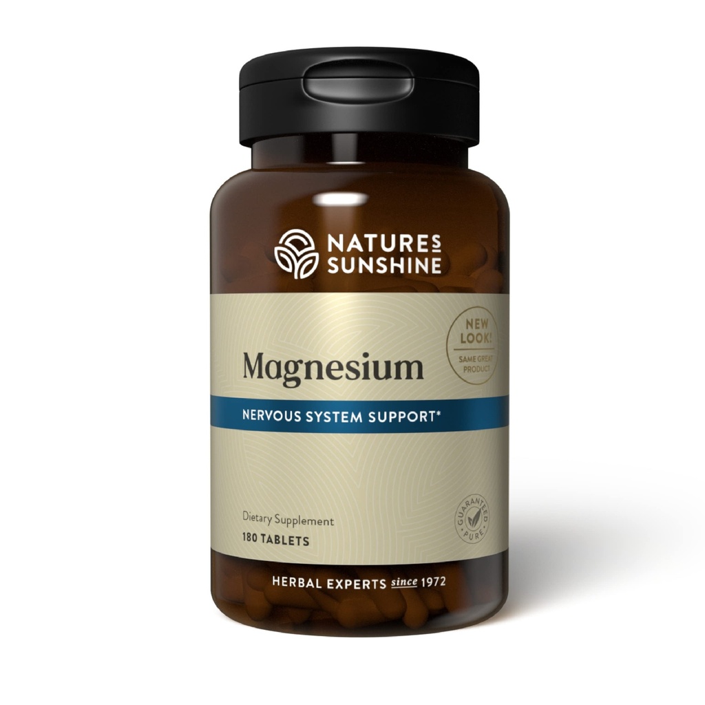 Nature's Sunshine Magnesium, 250 mg, 180 Tablets 
