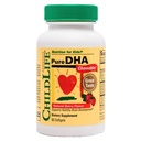 ΠΑΙΔΙΚΕΣ ΕΠΕΞΕΡΓΑΣΙΕΣ Pure DHA για παιδιά - DHA συμπληρώματα, DHA EPA Omega 3 συμπλήρωμα, παιδιά DHA Μασώμενα, μωρό DHA, ιχθυέλαιο για Toddlers, χωρίς γλουτένη - Φυσικό μούρο, 90 Softgels (πακέτο του 1)