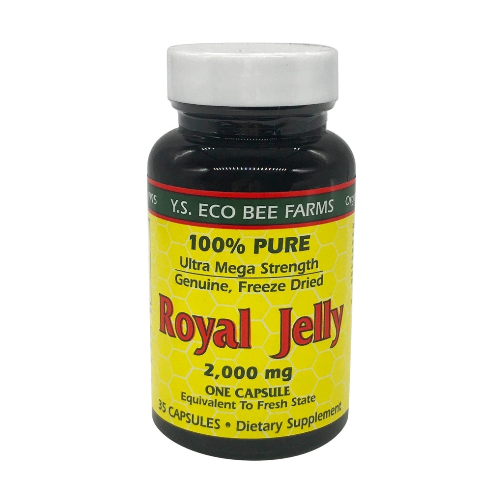 YS BEE Farms Pure Royal Jelly Κάψουλες, 35 CT