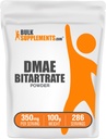 BulkSupplements.com DMAE Bitartrate Powder - Διμεθυλαμινοαιθανόλη Bitartrate, συμπλήρωμα DMAE - Χωρίς γλουτένη, 350mg ανά Σερβίρισμα, 100g (3.5 oz) (πακέτο του 1)
