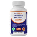 Vitamatic Pumpkin Seed Oil 2000mg Softgel Capsules per Serving - 180 Softgels - 1000mg per softgel