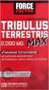 FORCE FACTOR Tribulus Terrestris Max για άνδρες, Testosterone Booster και αρσενικό συμπλήρωμα ζωτικότητας, για την ανώτερη απορρόφηση, 2000mg, 120 κάψουλες