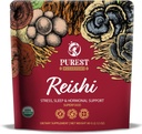 Reishi σκόνη - Βιολογικό εκχύλισμα μανιταριών σκόνη - συμπληρώματα μανιταριών για την υποστήριξη του ανοσοποιητικού, ανακούφιση του στρες, καλύτερο ύπνο 60g