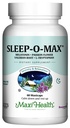 Maxi Health Adults Herbal Sleep-O-Max with Valerian Root, Melatonin, Tryptophan, Passionflower - Natural Sleep Supplement - Φόρμουλα υποστήριξης ήρεμου ύπνου