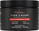 MEN'S PeakPerformance Lion's Mane Mushroom Supplement Capsules with Reishi, Cordyceps, Turkey Tail – Brain Nootropic for Memory, Focus, Natural Energy, & Immune Support Supplement (120 Capsules)