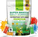 Bossko Sulforafane Gummies με Omega-3 – Broccoli Sproout Extract, EPA/DHA & Αντιοξειδωτικά – Κυτταρική Υγεία & Υποστήριξη Mood – 90 Vegan Gummies – Μείγματα Γεύσεων Berry – Χωρίς ζάχαρη