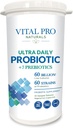 Vital Pro Naturals - Ultra Daily Probiotic Plus Πρεβιοτικά 30 Κάψουλες