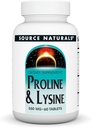 Source Naturals L- Proline & L- Lysine, 550mg - 60 δισκία