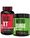 Jacked Factory Pre Workout Stack - N.O XT Nitric Oxide Booster & NITROSURGE High Energy Pre Workout Fuel