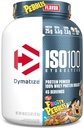 Dymatize x Fruity Pebbles ISO100 Whey Protein Powder Isolate, 25g πρωτεΐνης, 5.5g BCAAs, 120 Cal., Χωρίς γλουτένη, 1g λίπος, 1g ζάχαρη, 2g υδατανθράκων (45 Servings)