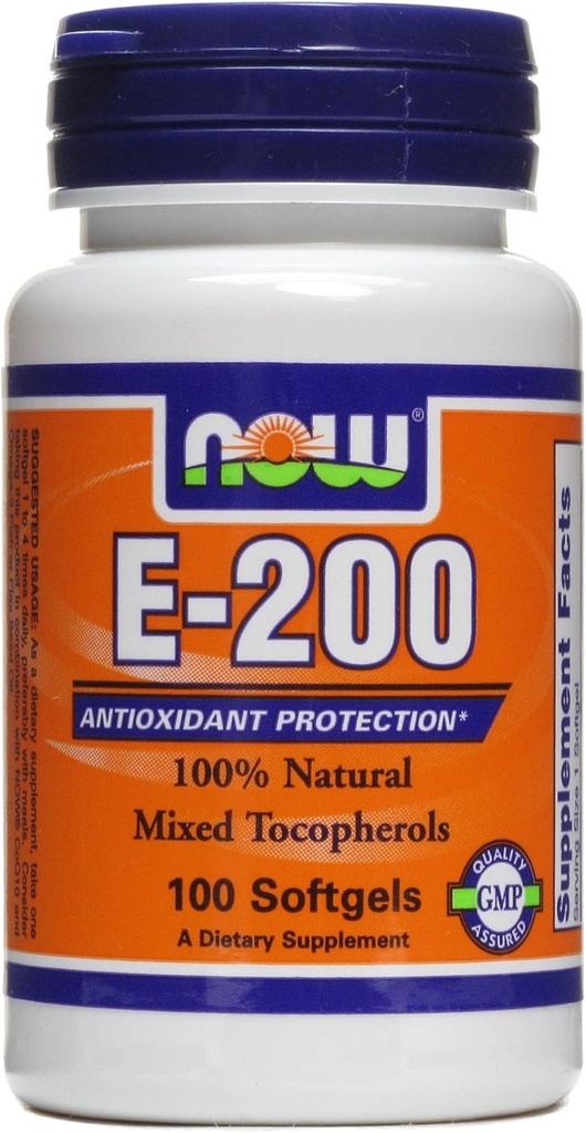 Vitamin E-200 IU 100 Softgels (Pack of 2)