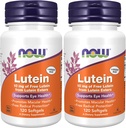 NOW Τρόφιμα Lutein 10 mg Softgels, 120 (πακέτο των 2)